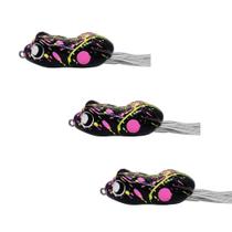 Kit 03 Iscas Frog Matadeira Monster Z60 Sapinho P/ Traíra 28 Kit 03 Iscas Frog Matadeira Monster Z60 Sapinho P/ Traíra 28