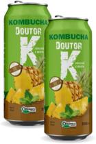 Kit 03 - Kombucha Orgânica Sabor Abacaxi E Menta 350Ml Drk