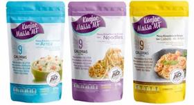 Kit 03 Konjac Massas Tipo Arroz,Cabelo de Anjo,Noodles de 270g