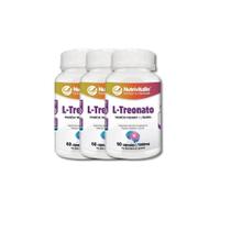 Kit 03 l-treonato 500mg 60caps nutrivitalle