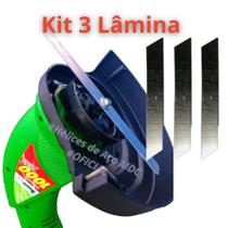 Kit 03 Lâminas De Aparador D Grama Elétrico Fio Nylon,TRAPP,GARTHEN,TEKENA,CID,VONDER,FAMSTIL,VULCAN