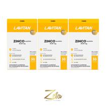 Kit 03 Lavitan Zinco Quelato 29,59mg 30 Comprimidos - Cimed