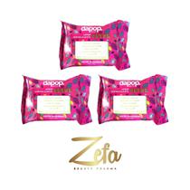 Kit 03 Lenço Demaquilante De Maquiagem Detox - Dapop