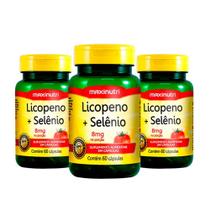 Kit 03 Licopeno mais Selenio Anti OX 500mg 60 Capsulas Loja Maxinutri