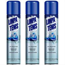 kit 03 Limpa Tênis Premium Petroplus PP-0192BR - 300ml - Espuma Mágica para Limpeza a Seco de Calçados