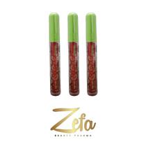 Kit 03 Lip Oil Nutritivo Hidratante Melancia 5,5ml - Dapop