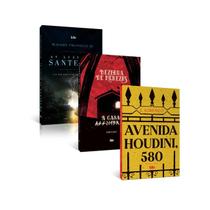 Kit 03 Livros Mistério: Avenida Houdini 580, A Casa Assombrada e As Luzes de Santelmo - IDE Editora