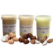 Kit 03 manteigas Vegetais 95g Karité, Murumuru e Ojon - Uso Cosmético - Mundi