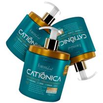 Kit 03 Máscara Catiônica Forever Liss 450G