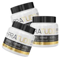 Kit 03 Máscara Cronograma Capilar Pratudo Borabella 1000g