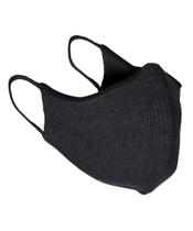 Kit 03 Máscaras Femininas/Infantis de Tricot p/ Proteção 3D Knit Lavável ABNT 1002/20 PRETO MESCLA