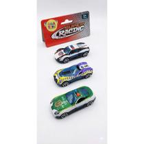 Kit 03 Mini Carrinhos Miniatura Tipo De Corrida Kit 03 Mini Carrinhos Miniatura Tipo De Corrida