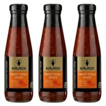 Kit 03 Molho de Pimenta Sweet Chilli Kalassi 245g Vidro Picante Kit 03 Molho de Pimenta Sweet Chilli Kalassi 245g Vidro Picante
