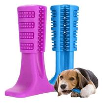 Kit 03 Mordedor Higienizador Dental Escova Dentes Limpeza Bucal para Pet