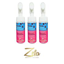 Kit 03 Mousse De Limpeza Rosa Mosqueta E Chá Verde - Dapop