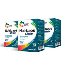 Kit 03 Nutricaps Sênior Polivitaminico 60 Capsulas Maxinutri