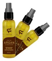 Kit 03 Óleo Reparador De Pontas Argan E Monoi Do Tahiti