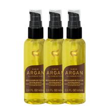 Kit 03 Óleo Reparador De Pontas Argan E Monoi Do Tahiti