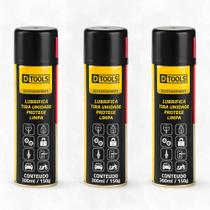 Kit 03 Óleos Desengripantes Spray Lubrificante e Anticorrosivo Industrial e Residencial 300ml - Dtools