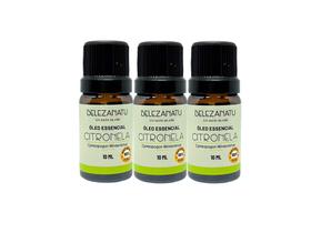 Kit 03 óleos essenciais belezanatu citronela 10ml