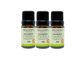 Kit 03 óleos essenciais de citronela 10ml belezanatu Kit 03 óleos essenciais de citronela 10ml belezanatu
