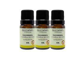 Kit 03 óleos resina de copaíba 10ml belezanatu