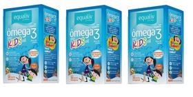 Kit 03 Ômega3 Pro Kids 30 Cápsulas Mastigável - Equaliv