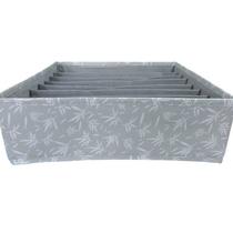 Kit 03 Organizador de Gaveta Cinza 08 Compartimentos em cada Kit 03 Organizador de Gaveta Cinza 08 Compartimentos em cada