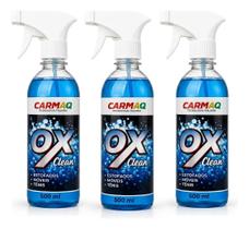 Kit 03 Ox Clean Carmaq Spray Multiuso 500ml Limpeza Estofado Kit 03 Ox Clean Carmaq Spray Multiuso 500ml Limpeza Estofado