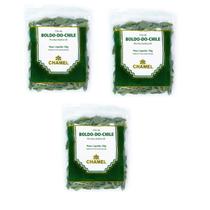 Kit 03 Pacote Boldo do Chile Folhas 30g - Chamel