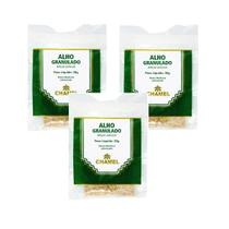 Kit 03 Pacote de Alho Granulado 30g - Chamel