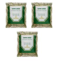 Kit 03 Pacote De Chá Ervas De Capim Limão 30g - Chamel Kit 03 Pacote De Chá Ervas De Capim Limão 30g - Chamel