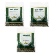 Kit 03 Pacote de Chá Verde 30g - Chamel