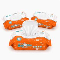 Kit 03 Pacotes De Toalhas Umedecidas Baby Star Premium Com 100 Kit 03 Pacotes De Toalhas Umedecidas Baby Star Premium Com 100