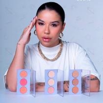 Kit 03 Paletas Blush Contorno Iluminador Jupxt Facebeautiful Kit 03 Paletas Blush Contorno Iluminador Jupxt Facebeautiful