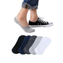 Kit 03 Pares De Meias Masculinas Sapatilha Invisível Cano Curto Soquete Algodão Oferta Atacado