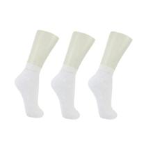 Kit 03 Pares Meia Sport Cano Longo Perrutextil