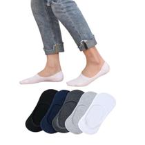 Kit 03 Pares Meias Femininas Sapatilhas Invisível Soquete Algodão Cano Curto Kit 03 Pares Meias Femininas Sapatilhas Invisível Soquete Algodão Cano Curto