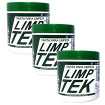 Kit 03 Pastas Limptek Lavagem A Seco 500g Cada