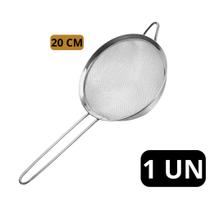 Kit 03 Peneira Coador Manual Em Aço Inox Para Cozinha 10cm 14cm 20cm Kit 03 Peneira Coador Manual Em Aço Inox Para Cozinha 10cm 14cm 20cm