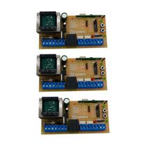 Kit 03 placa central automatizador ipec a2369 x2 st full