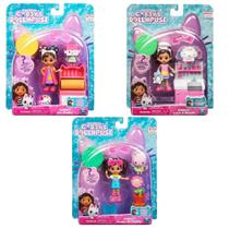 Kit 03 Playset Gabby's Dollhouse - Conjunto Com Boneca Kit 03 Playset Gabby's Dollhouse - Conjunto Com Boneca