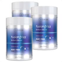 Kit 03 Pó Descolorante Brilliant Blond 9 Tons Brscience 500g Kit 03 Pó Descolorante Brilliant Blond 9 Tons Brscience 500g
