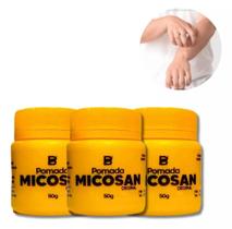 Kit 03 Pomada Micosan Original - Para Micoses e Clareador de Manchas 50g