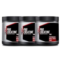 Kit 03 potes pro creatine 150g - hvsports