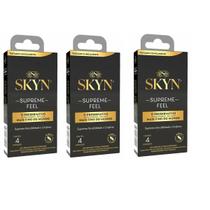 Kit 03 Preservativo Skyn O Mais Fino do Mundo 4 Un - Blowtex