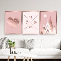 Kit 03 Quadros Decorativos Casa Quarto Sala Kit 03 Quadros Decorativos Casa Quarto Sala
