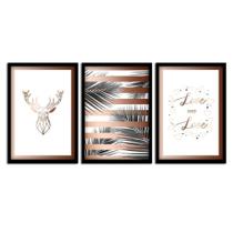 Kit 03 Quadross "Love And Love" 43X33X1Cm Kit 03 Quadross "Love And Love" 43X33X1Cm