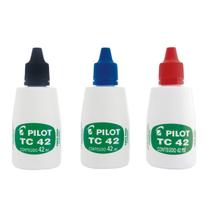 Kit 03 Refil Tinta Recarga Para Almofada Carimbo 42ml - Pilot Kit 03 Refil Tinta Recarga Para Almofada Carimbo 42ml - Pilot