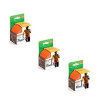 KIT 03 Rolos de Bandagem Elástica Adesiva Tmax 5cm x 5m